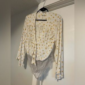 Free people sunflower top